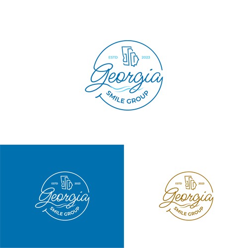 Classy logo for growing dental group in Southeast Georgia Design by Creative P