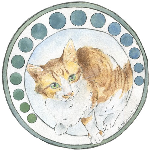 Townes the Cat needs to be illustrated for my girlfriend's birthday! デザイン by ZimmermanArtist