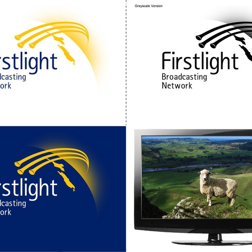 Hey!  Stop!  Look!  Check this out!  Dreaming of seeing YOUR logo design on TV? Logo needed for a TV channel: Firstlight デザイン by membleaje