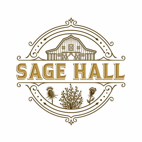 Sage Hall - Country Swing Dance & Wedding Venue Logo Design by IrfanSe