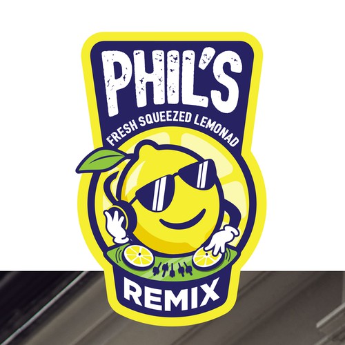 Fresh squeezed lemonade logo reinvented Design by ACorso