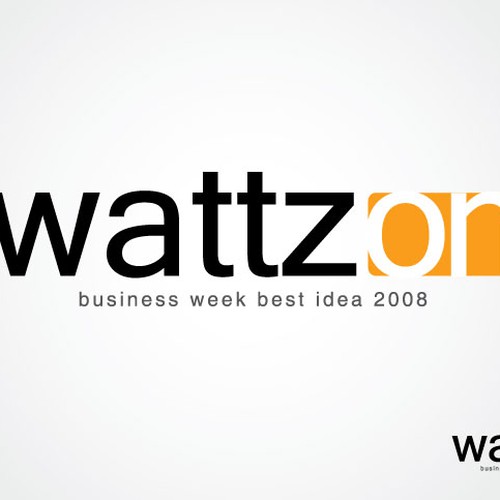 Help WattzOn (BusinessWeek Best Idea 2008) with a new logo Design by Concept Factory