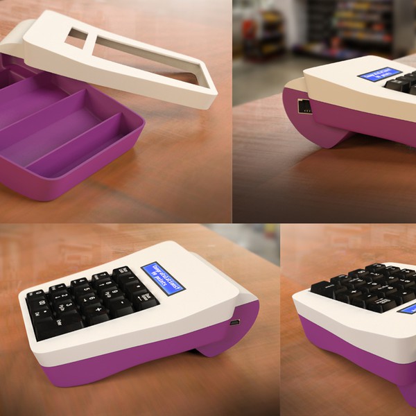 Create a 3D Design for a payment terminal