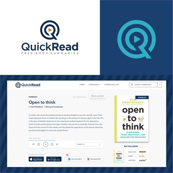 QuickRead logo