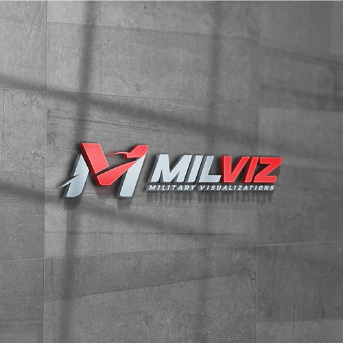 MILVIZ Logo - Producer of Military Flight Simulation Design by D E S P O T I C