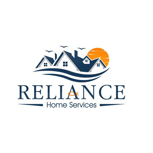 Logo for Reliable and Trustworthy Home Services Company Located on the Beach Design by NOSHA bizsol