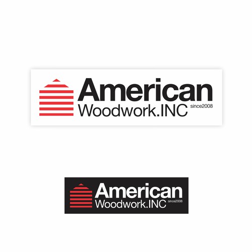 Design di American Woodwork news a new logo di Daniel Quaresma