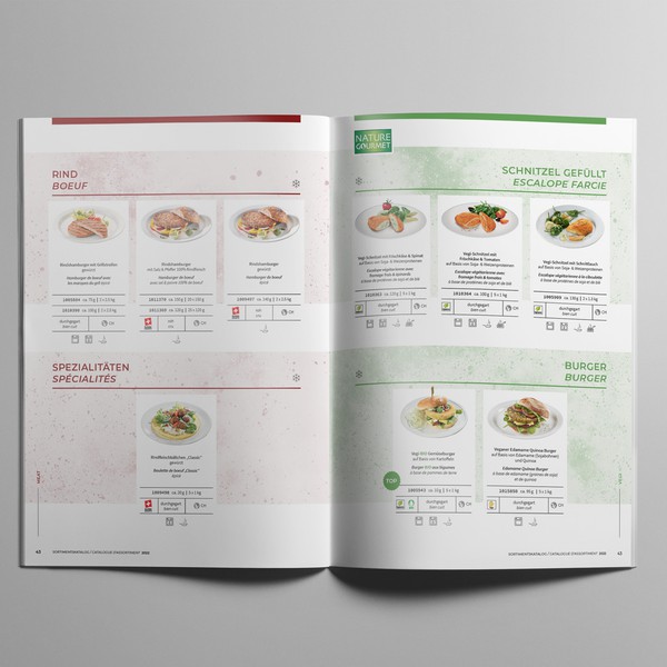 Food company catalogue