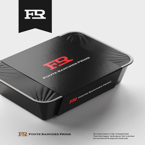 Help us design a high-end, luxury Beef brand for world-class steakhouses. Design by Faveo®