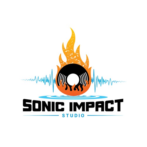 "Looking for a explosive logo that will make a Sonic Impact for a Recording Studio!" Design by Rafiul Islam Zion