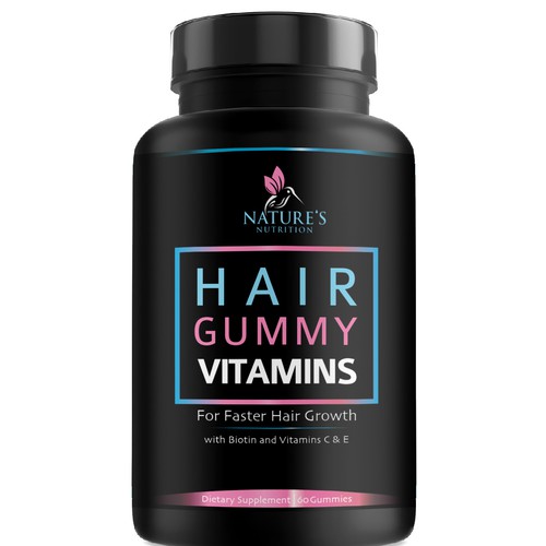 Nature's Nutrition needs a Gummy Vitamins black label Design by agooshe