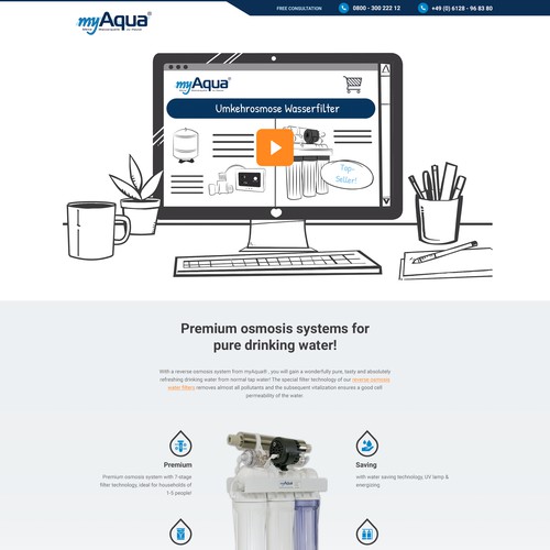 Landing page design contest entry by TuDuong