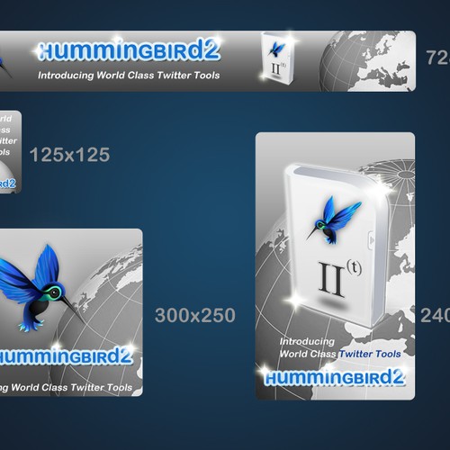 "Hummingbird 2" - Software release! デザイン by Pink Agency