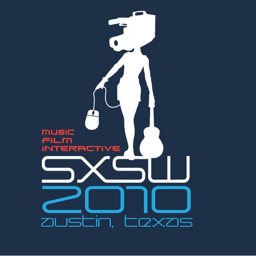 Design Official T-shirt for SXSW 2010  Design by jasonh285