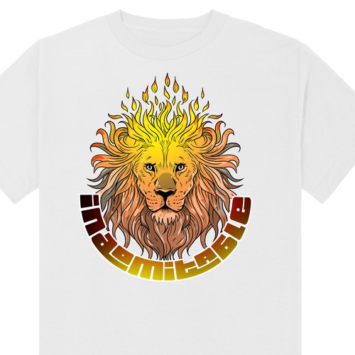 Lion tshirt design to inspire men to greatness Design by Judgestorm