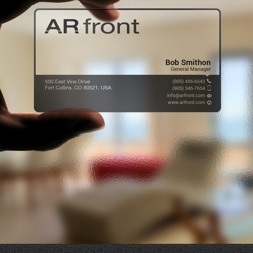 Business card design for high tech company Design by Mah_Ari