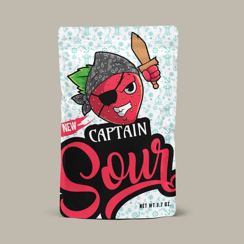 Piratefruits conquer the Candymarket! Design por Bloom Graphic