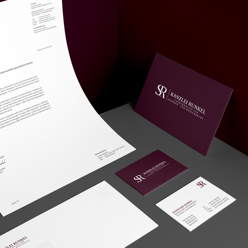 Logo & brand identity pack contest entry by HandmadeDesign