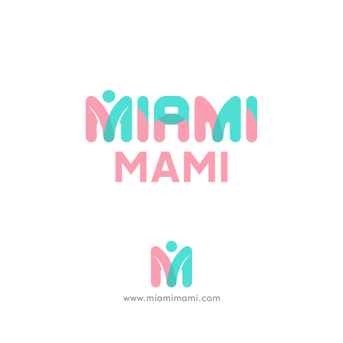 Powerful logo in Miami style for our mobile in-home personal training for pregnant and mothers Design réalisé par Iwan_Oz