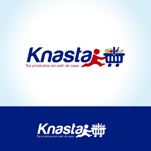 "Knasta necesita un logo que transmita rapidez y calidad." winning Logo design