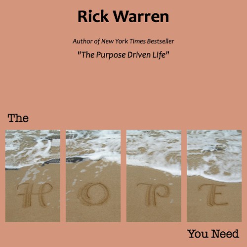 Design Rick Warren's New Book Cover Design by Cheryl Harman