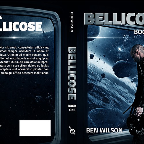 Sci-Fi Novel Cover Design, Start of Series. Design by Betelgeuse
