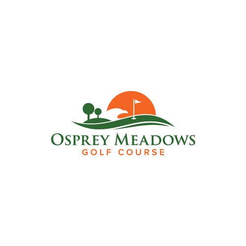 Golf Course Logo - Osprey Meadows Golf Course at Tamarack Design by Gayatri Design