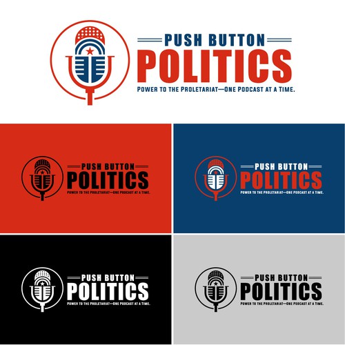 Push Button Politics Logo Design Design by GivenChy