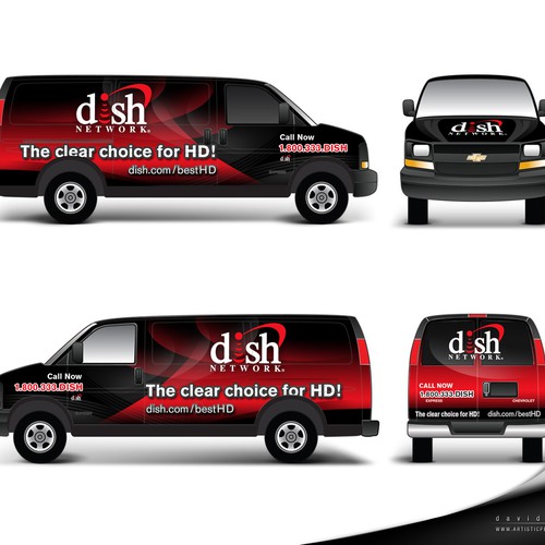 V&S 002 ~ REDESIGN THE DISH NETWORK INSTALLATION FLEET Design by artisticperson.com