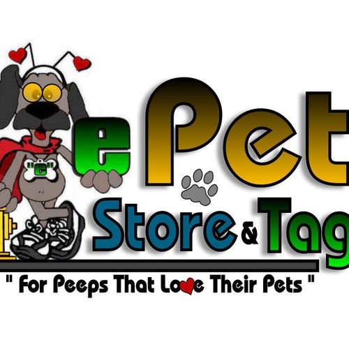 New logo wanted for ePet online pet store and pet tag engraving service ...