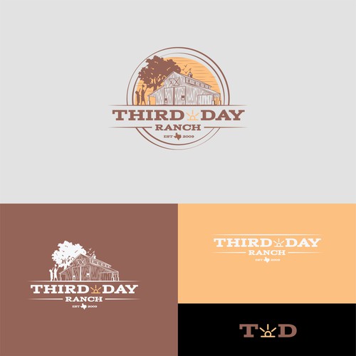 Capture essence of Texas ranch experience in new Third Day Ranch logo Design réalisé par Jose MNN