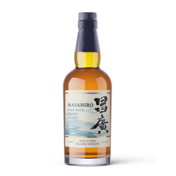 Label design for a premium japanese whisky