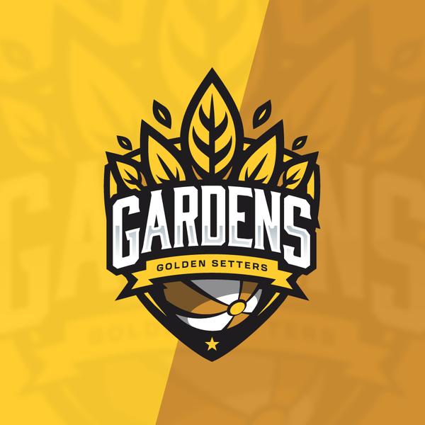 Beachball Team Logo - Gardens Golden Setters