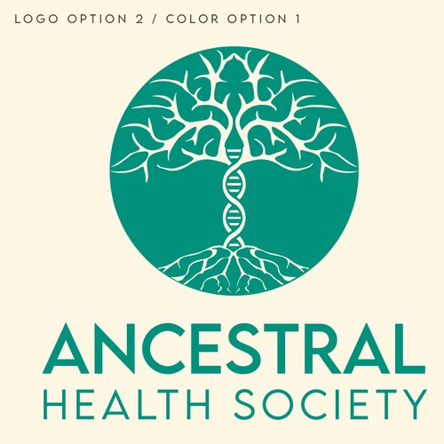 Logo for a nonprofit that studies how our ancestors can inform our modern health Design by Duke™