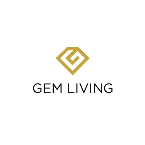 Geometrical, minimalist, modern brand design for Gem Living Design by rachmat_bachtiar