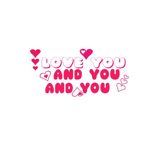 "I Love You! And You... And You..." [LOGO - $355] Diseño de Iris-Design