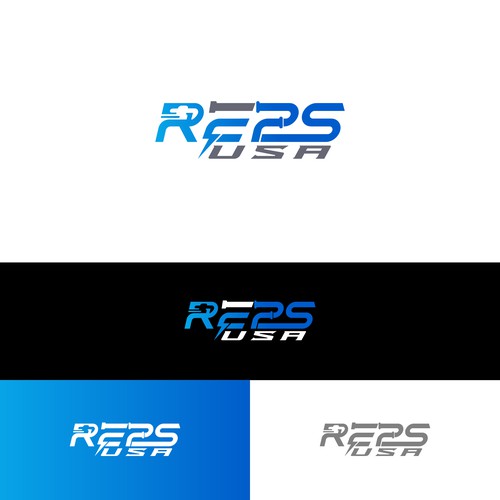 Diseño de Rep's USA Logo de keoart