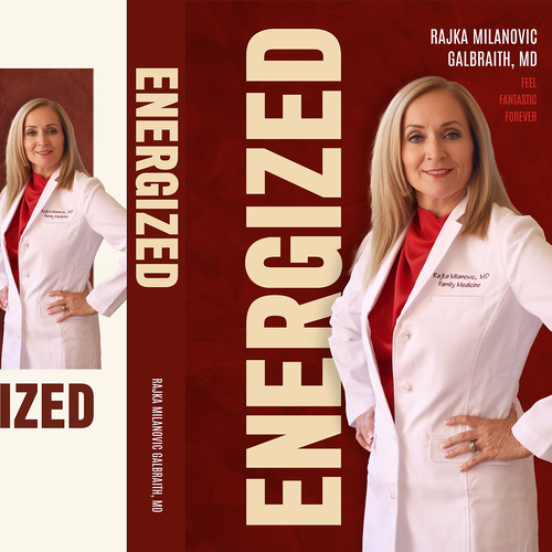 Design a New York Times Bestseller E-book and book cover for my book: Energized Design by Max63