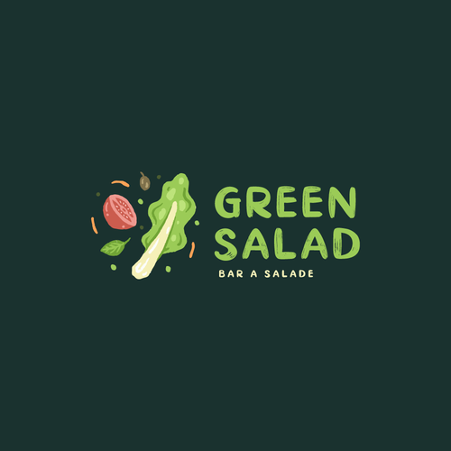 GREEN SALAD need his logo Design by Davide Angioni