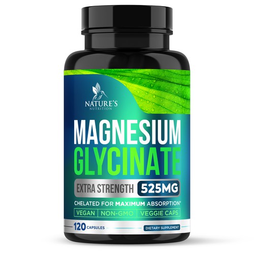 Natural Magnesium Glycinate Design needed for Nature's Nutrition Design by gs-designs