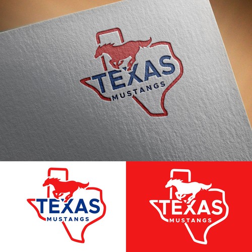 Texas Mustangs Design by SGrph