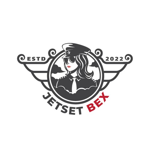 Persona Logo for Female Pilot Influencer Design by Erick21