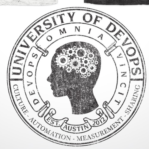 University themed shirt for DevOps Days Austin Diseño de Simeo