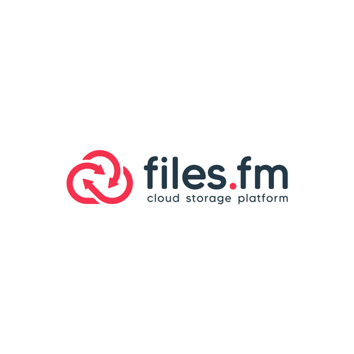 Files.fm logo and brand refresh for cloud storage platform Design by Diaveo