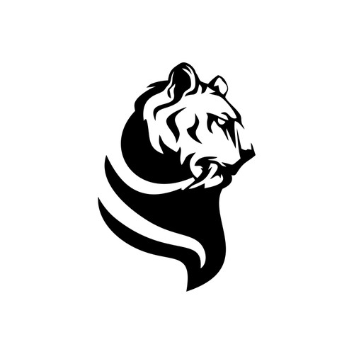 Design di ➤ TIGER HEAD LOGO (Black) di Duuqi_