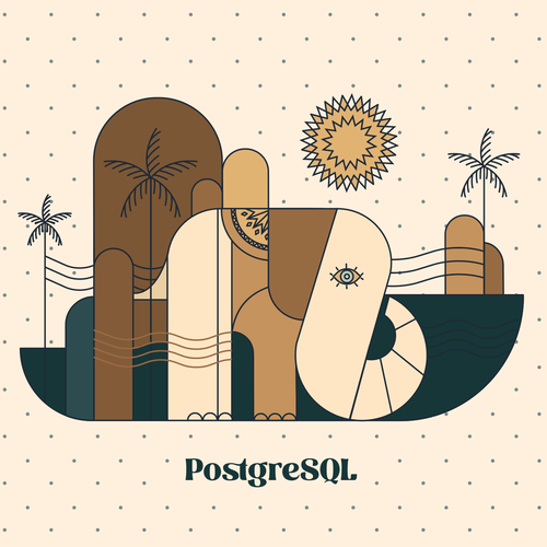 PostgreSQL v16 Release Artwork Design von hashWednesday