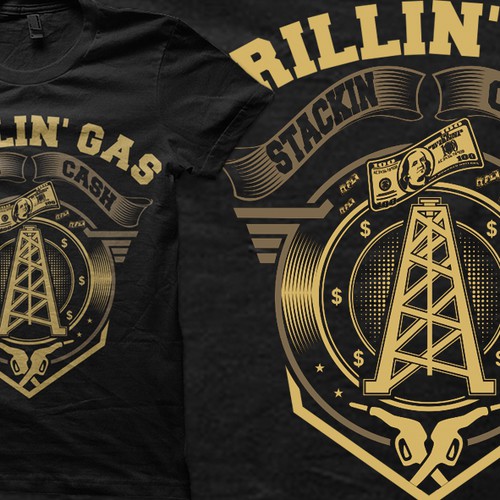 Oil field t shirt design T shirt contest 99designs