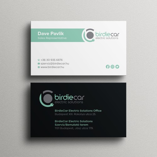 business card for company called birdie Design by Birendra Chandra Das