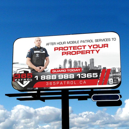 I need a billboard design for a Security Guard Company Design by harles .