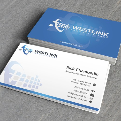 Help WestLink Communications Inc. with a new stationery Design por ikhsanxero